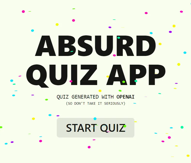 Absurd Quiz App